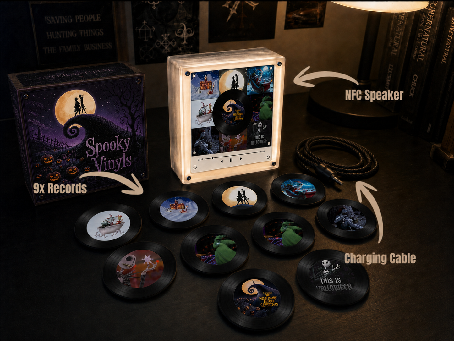 SpookyVynils NFC Speaker